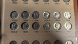 Mercury Dime Partial Set, 1916-1945, 59pcs Average Circulated (27115)
