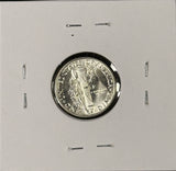 1943-P,D,S  Mercury Head Dime Set, 3 Coins,  Choice Uncirculated. (27187)