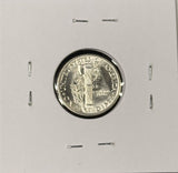 1938-D  Mercury Head Dime, Choice Uncirculated FSB. (27208)