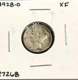 1928-D Mercury Head Dime, Nice XF (27268)