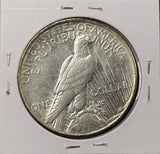 1926-D Peace Silver Dollar, Choice AU, White, (27360)
