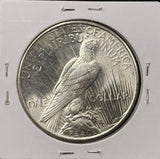 1925-P Peace Silver Dollar, Choice Uncirculated, White, (27366)