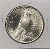 1924-P Peace Silver Dollar, Choice Uncirculated, White, (27370)