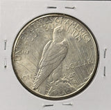 1923-S Peace Silver Dollar, Choice AU, White, (27374)