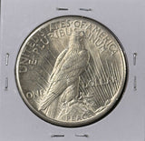 1927-P Peace Silver Dollar, Choice Uncirculated, White, (27386)