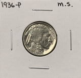 1936-P Buffalo Nickel, Choice Uncirculated.  (27396) (Copy)