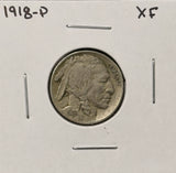1918-P  Buffalo Nickel, Nicely Circulated XF. (27466)