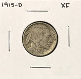 1915-D  Buffalo Nickel, Nicely Circulated XF+. (27488)