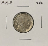 1915-P  Buffalo Nickel, Nicely Circulated XF+. (27484)