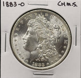 1883-O Morgan Silver Dollar, Choice Uncirculated, (27524)