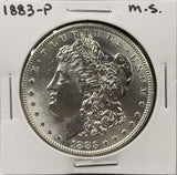 1883-P Morgan Silver Dollar, Nice Uncirculated, (27526)