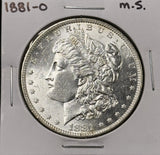 1881-O Morgan Silver Dollar, Choice Uncirculated, (27530)