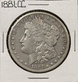 1881-CC Morgan Silver Dollar, Nicely Circulated, (27536)