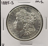 1885-S Morgan Silver Dollar, Nice Uncirculated, (27560)
