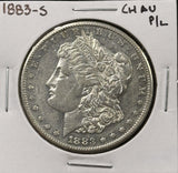 1883-S Morgan Silver Dollar, Choice AU P/L, (27566)
