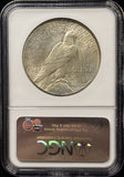 1926-P Peace Silver Dollar, Vam 2 DDR Leaves, MS64 NGC, (27572)
