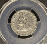 1862-P Seated Liberty Quarter, Civil War Date, PF61 PCGS White (27601)