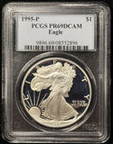 1995-P Proof American Silver Eagle, PR69DCAM PCGS (27627)