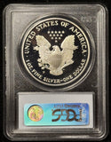 1995-P Proof American Silver Eagle, PR69DCAM PCGS (27627)