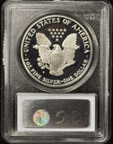 1990-S Proof American Silver Eagle, PR69DCAM PCGS (27658)