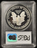 1992-S Proof American Silver Eagle, PR69DCAM PCGS (27662)
