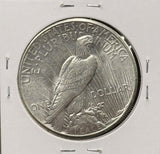 1927-P Peace Silver Dollar, Nice Uncirculated, White. (27674)