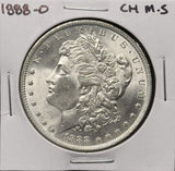 1888-O Morgan Silver Dollar, Choice Uncirculated, White. (27682)