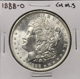1888-O Morgan Silver Dollar, Choice Uncirculated, White. (27684)