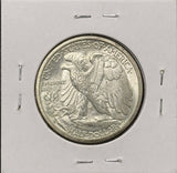 1941-D Walking Liberty Half Dollar, Nice AU/UNC. (27686)