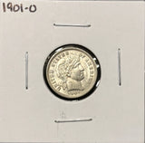 1901-O Barber Dime, Choice Uncirculated (27752)