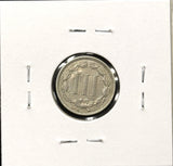 1866-P Nickel Three Cent, Nicely Circulated. (27796)
