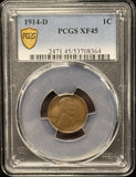 1914-D Lincoln Wheat Cent, XF45 PCGS GS (27966)
