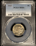 1915-P Buffalo Nickel, Flashy MS64 PCGS (27998)