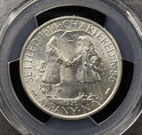 1936-P Albany Commemorative Half Dollar, MS64 PCGS White (28008)