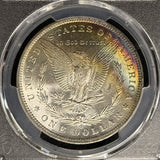 1888-O Morgan Silver Dollar, Rainbow Toning Rev. MS63 PCGS . (28012)