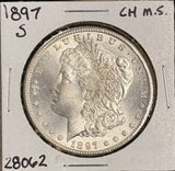 1897-S Morgan Silver Dollar. Choice Uncirculated. (28062)
