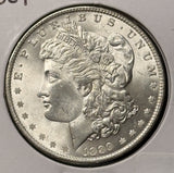 1889-P Morgan Silver Dollar, Choice Uncirculated, (28106)