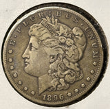 1896-S Morgan Silver Dollar. Better Date, Nicely Circulated XF. (28108)
