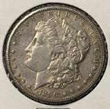 1890-CC Morgan Silver Dollar. Nice AU. (28144)