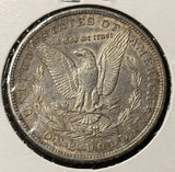 1890-CC Morgan Silver Dollar. Nice AU. (28144)