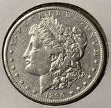 1890-CC Morgan Silver Dollar. AU Details (28148)