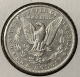 1890-CC Morgan Silver Dollar. AU Details (28148)