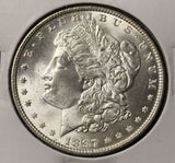 1897-P Morgan Silver Dollar. Choice Uncirculated. (28168)