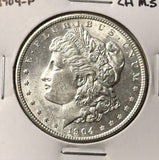 1904-P Morgan Silver Dollar, Choice Uncirculated, (28182)