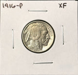 1916-P  Buffalo Nickel, Nicely Circulated XF, (28201)