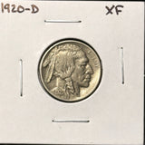 1920-D  Buffalo Nickel, Choice XF, (28221)