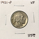 1921-P  Buffalo Nickel, Nice XF, (28225)