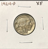 1924-P  Buffalo Nickel, Nice XF, (28233)
