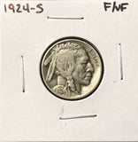 1924-S  Buffalo Nickel, Nice F/VF, (28237)