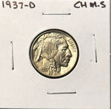 1937-D  Buffalo Nickel, Choice Uncirculated, (28269)